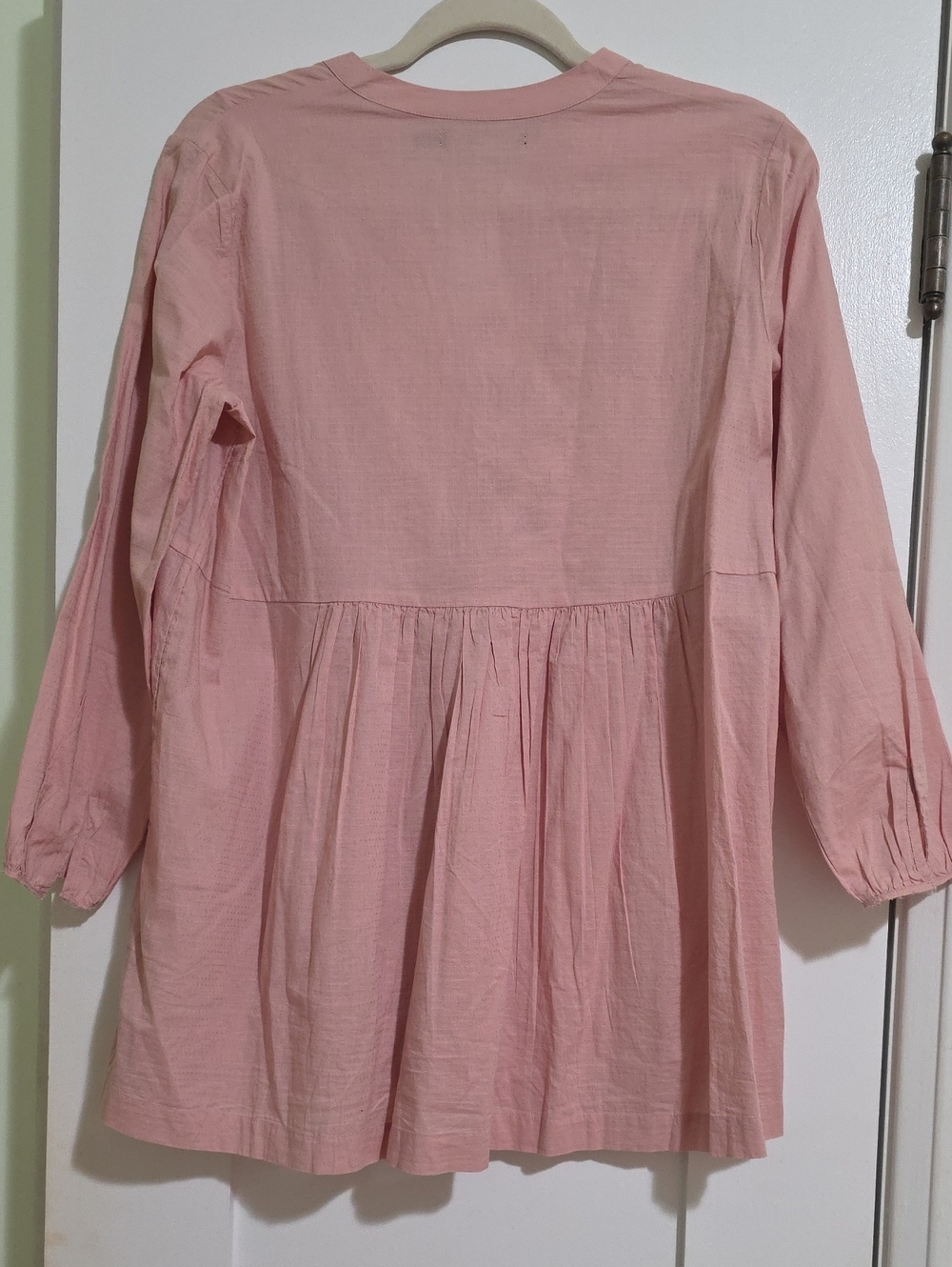 Gudrun Sjoden Embroidered Top Organic Cotton Mother Of Pearl Buttons Women S NWT - Picture 3 of 8